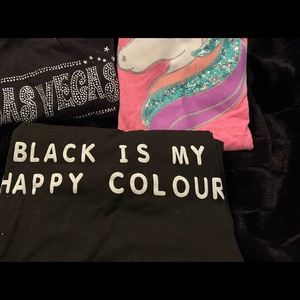 3 Girls Size XL 14/16 Short Sleeve T-Shirts